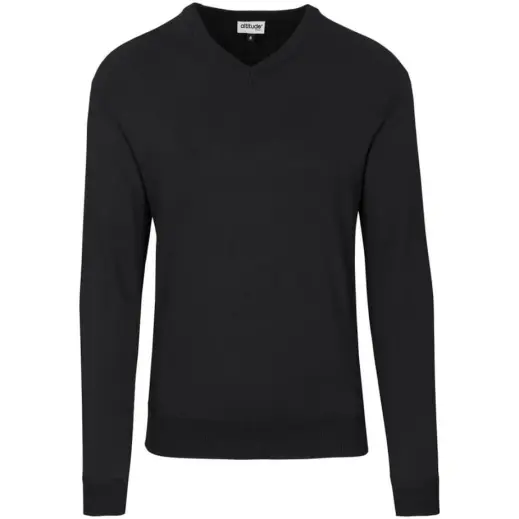 Mens Long Sleeve Meta Low Pill Jersey Black Front